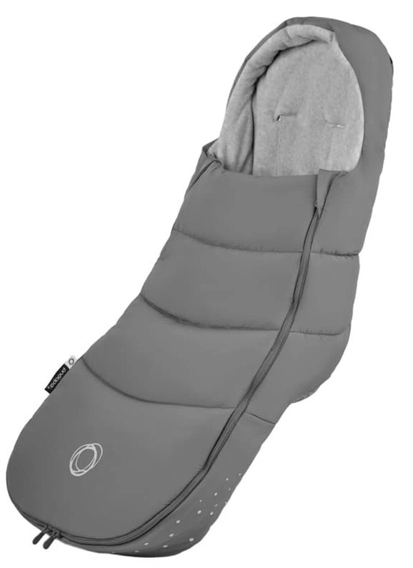 Конверт в коляску Bugaboo footmuff демисезонный Серый (Moon Grey)