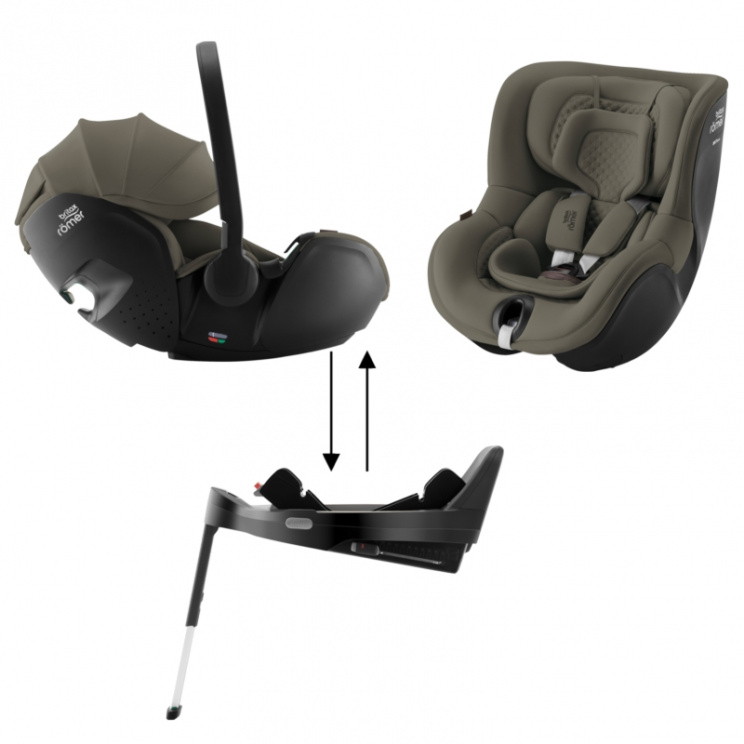 Комплект 3 в 1 Britax Roemer BABY-SAFE PRO / VARIO BASE 5Z / DUALFIX 5Z LUX 39740/39639 Urban Olive