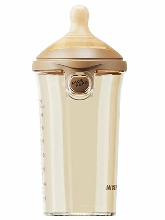 Бутылочка Nice Papa антиколики 240 мл. соска 0-3 мес PPSU Brown/коричневый