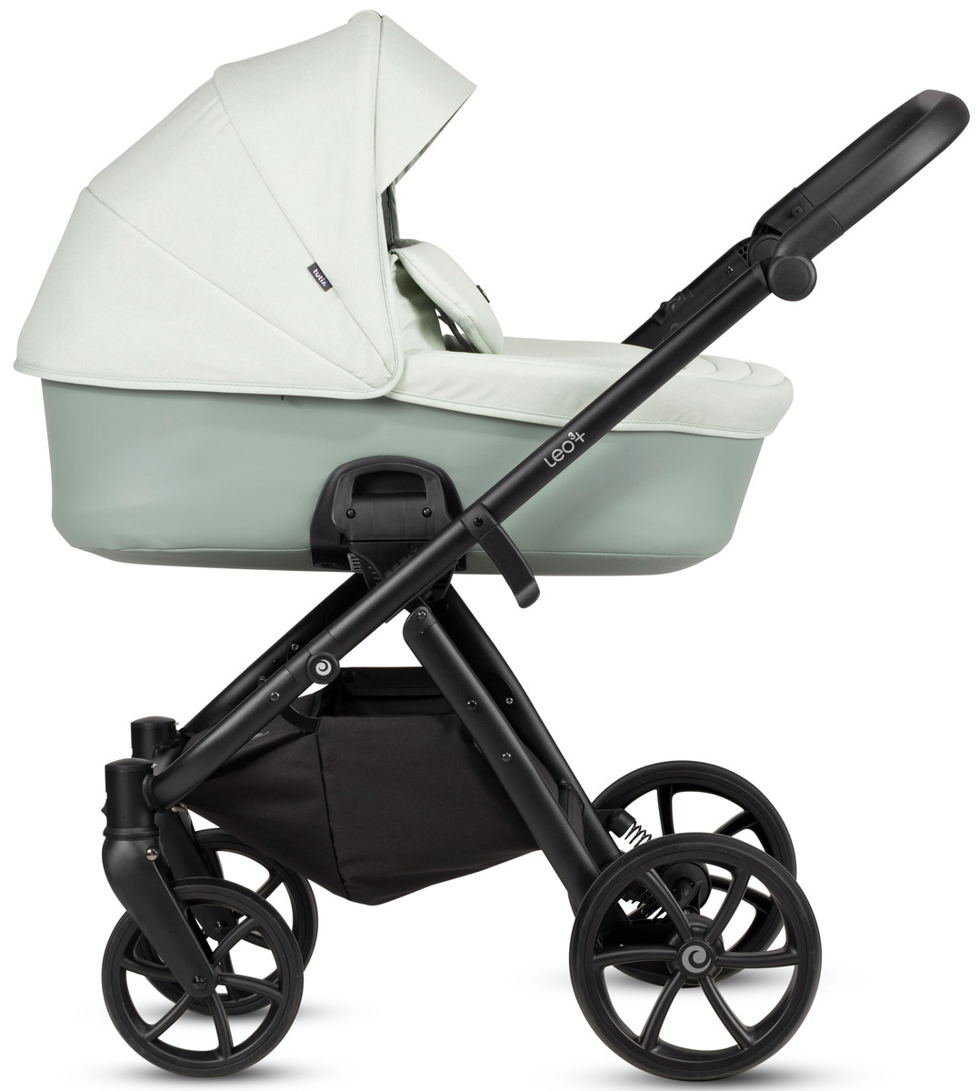 Детская коляска Tutis Leo 3 Plus 3 в 1 с автокреслом Elo Lux EduSky Black 1582236 Mint