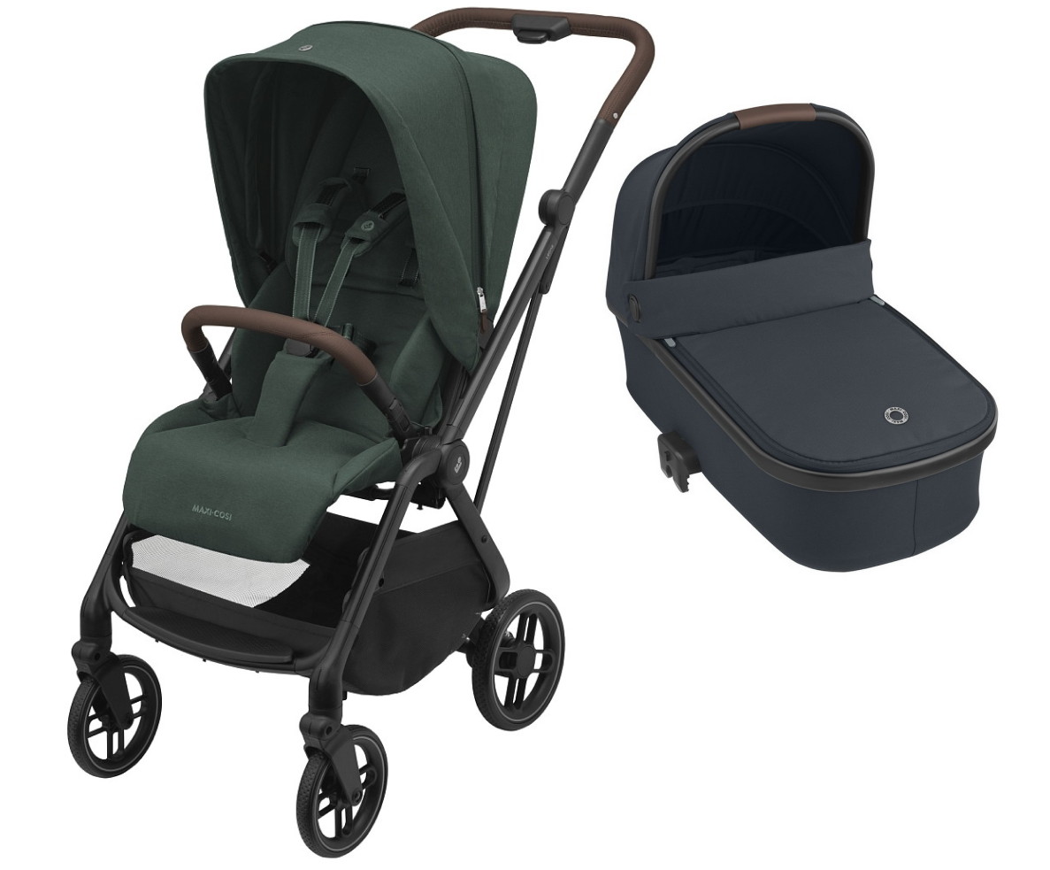 Детская коляска Maxi-Cosi Leona² Oria 2 в 1 1204403110 Twillic Green/1507750111 Essential Graphite