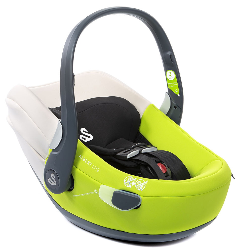 Автокресло Swandoo Albert Lite Lime Green & Coconut White