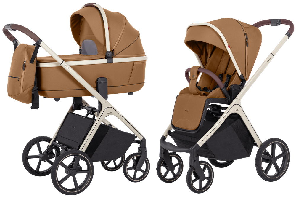 Коляска 2 в 1 Carrello Vector CRL-6550 Coral Beige