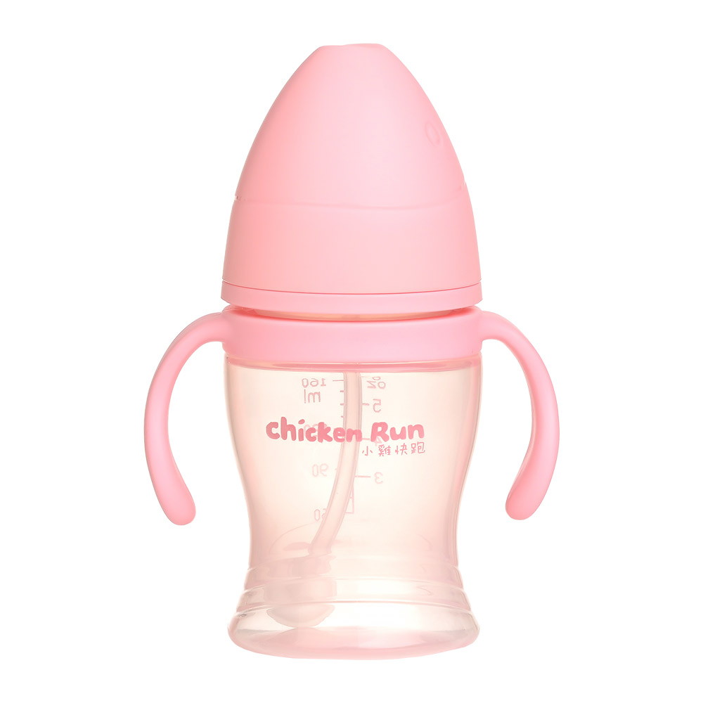 Бутылочка Pituso антиколики, широкое горло с ручками 160 мл Pink (Розовый)
