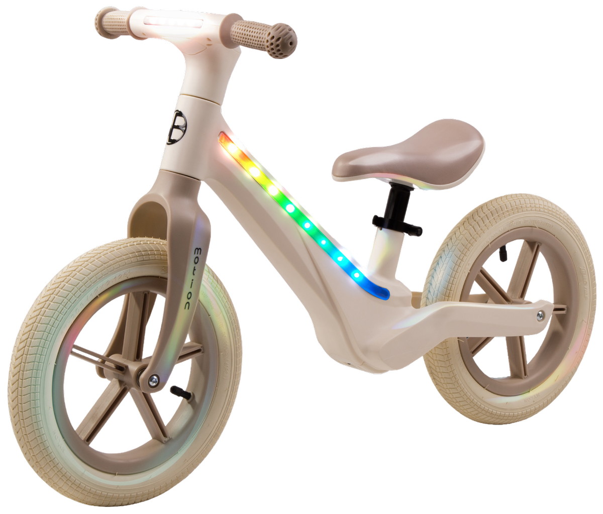 Двухколесный беговел AmaroBaby Motion молочный/бежевый