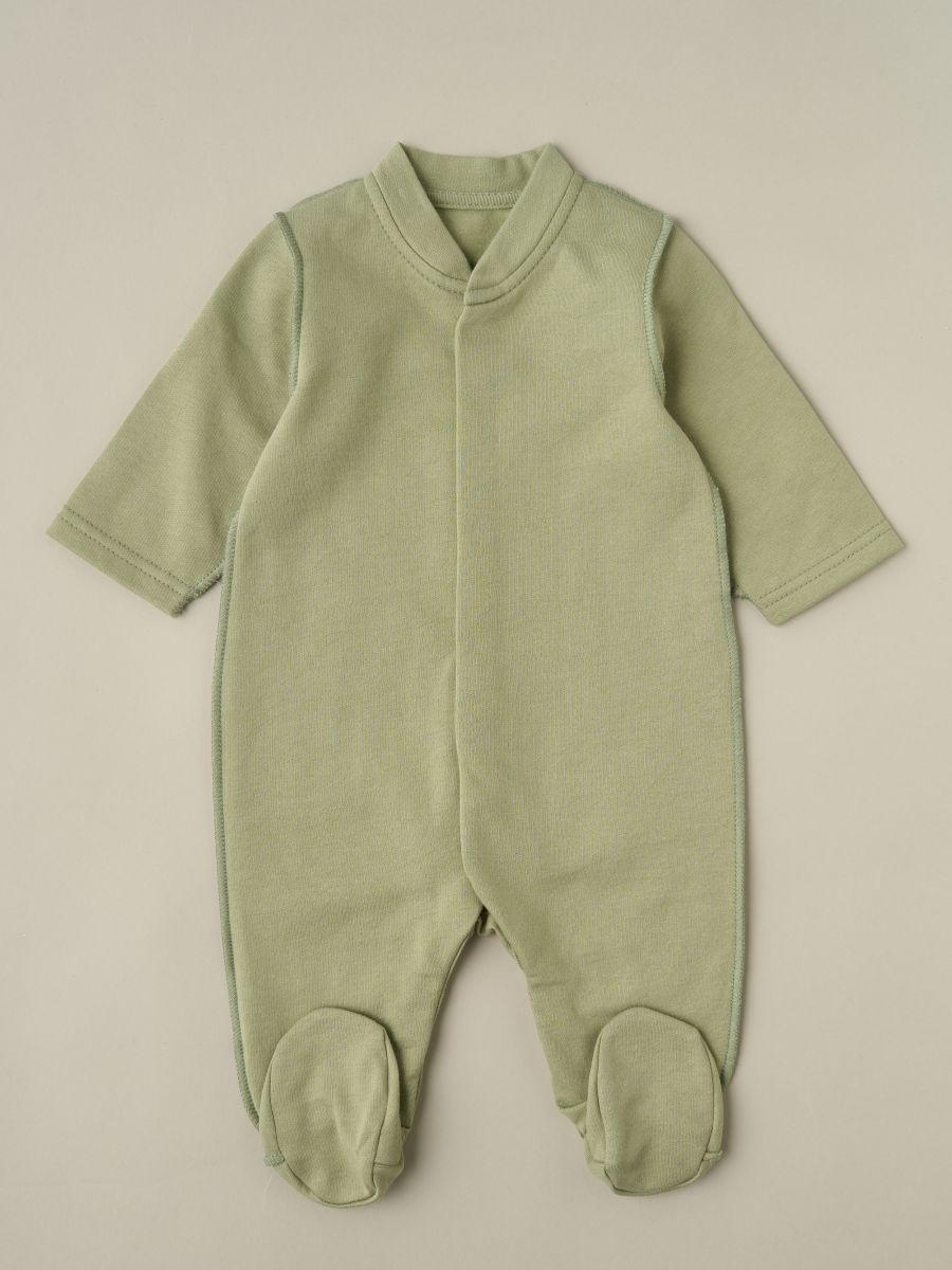 Комбинезон-стойка на кнопках Little Star 30521 (ЧЗ-мз) фисташковый 68