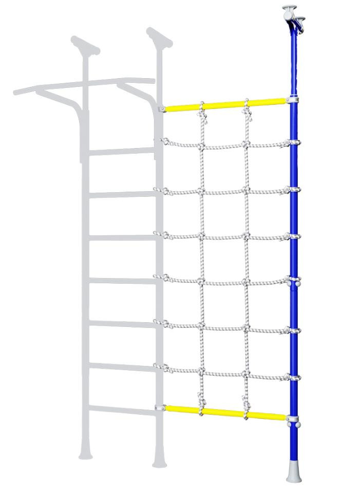 Детский комплект с канатным лазом распорный Romana Dop 6 синяя слива