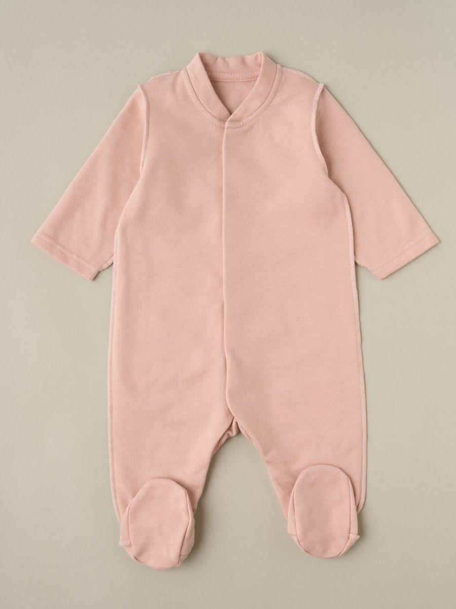 Комбинезон-стойка на кнопках Little Star 30521 (ЧЗ-мз) светло-розовый 56