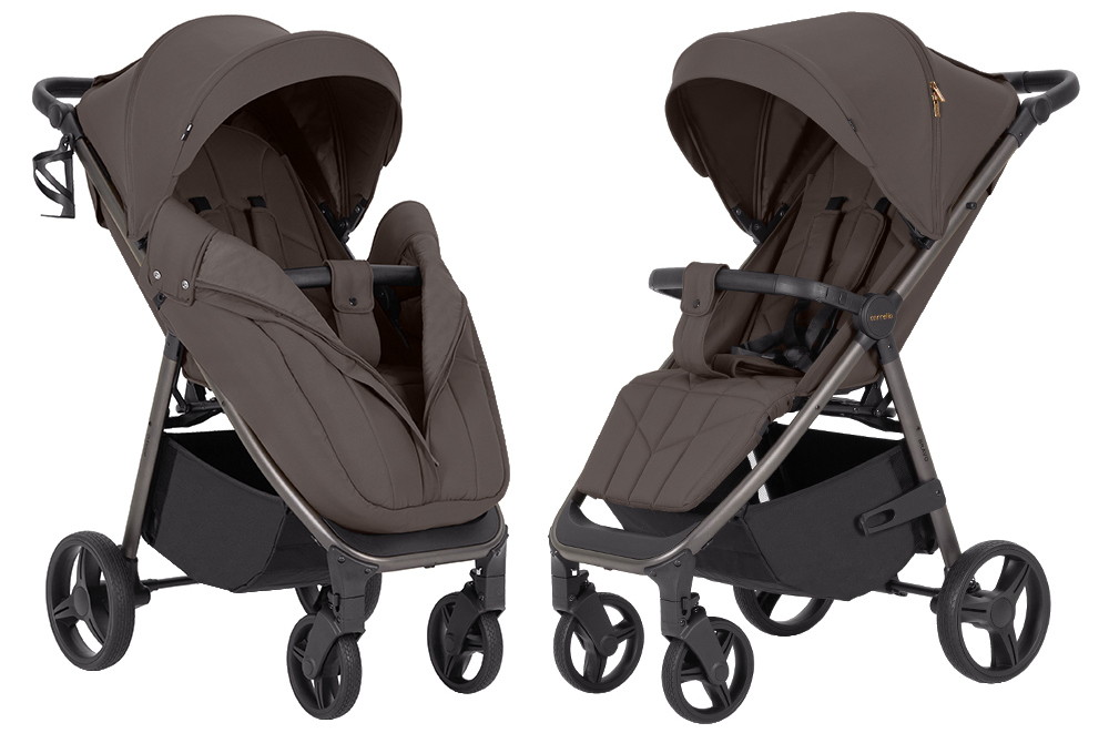 Прогулочная коляска Carrello Bravo CRL-8512 PU Coffee Beige