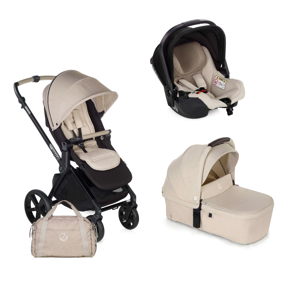 Детская коляска Jane Muum 4 Sweet 3 в 1 с автокреслом Koos I-Size U80 Desert