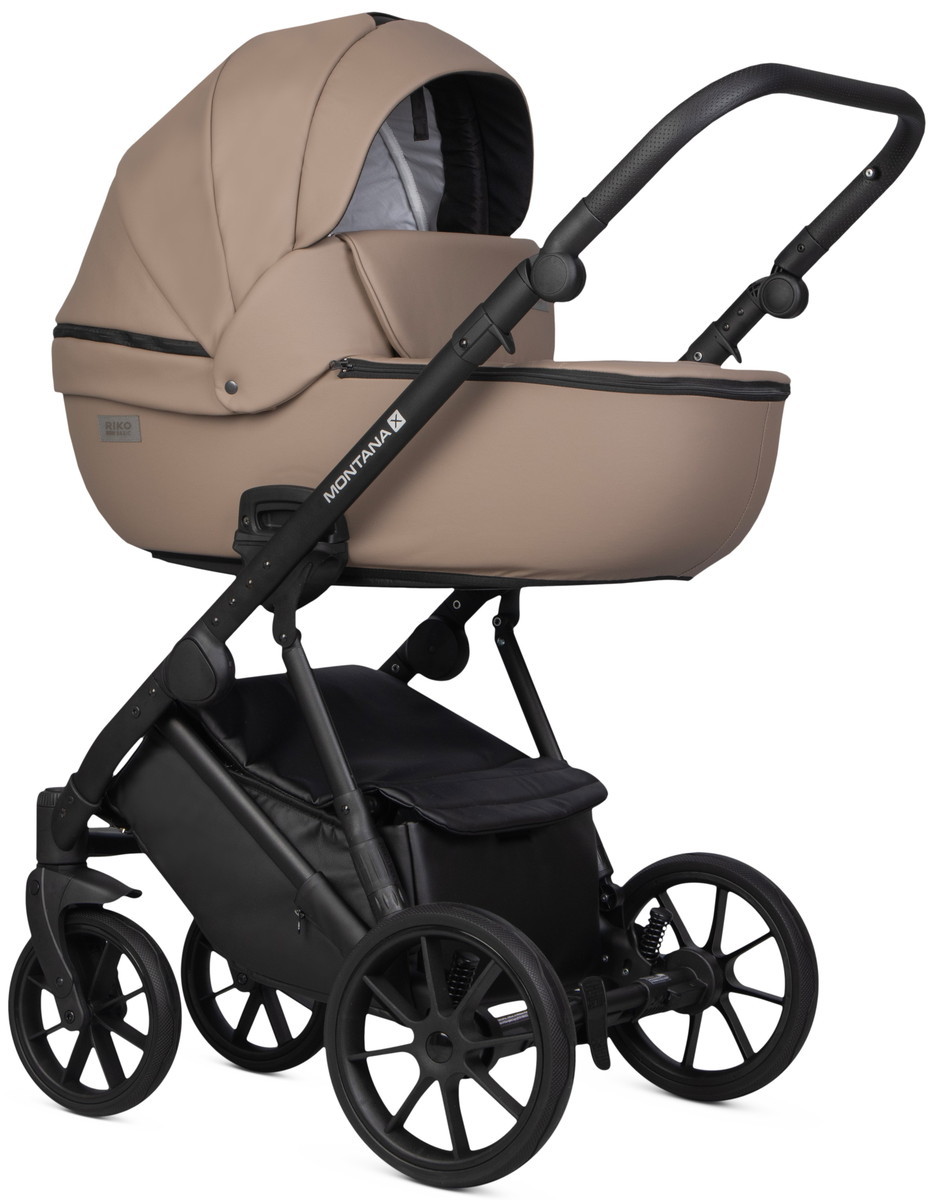 Детская коляска Riko Basic Montana X Ecco 2 в 1 22 Beige (бежевый)