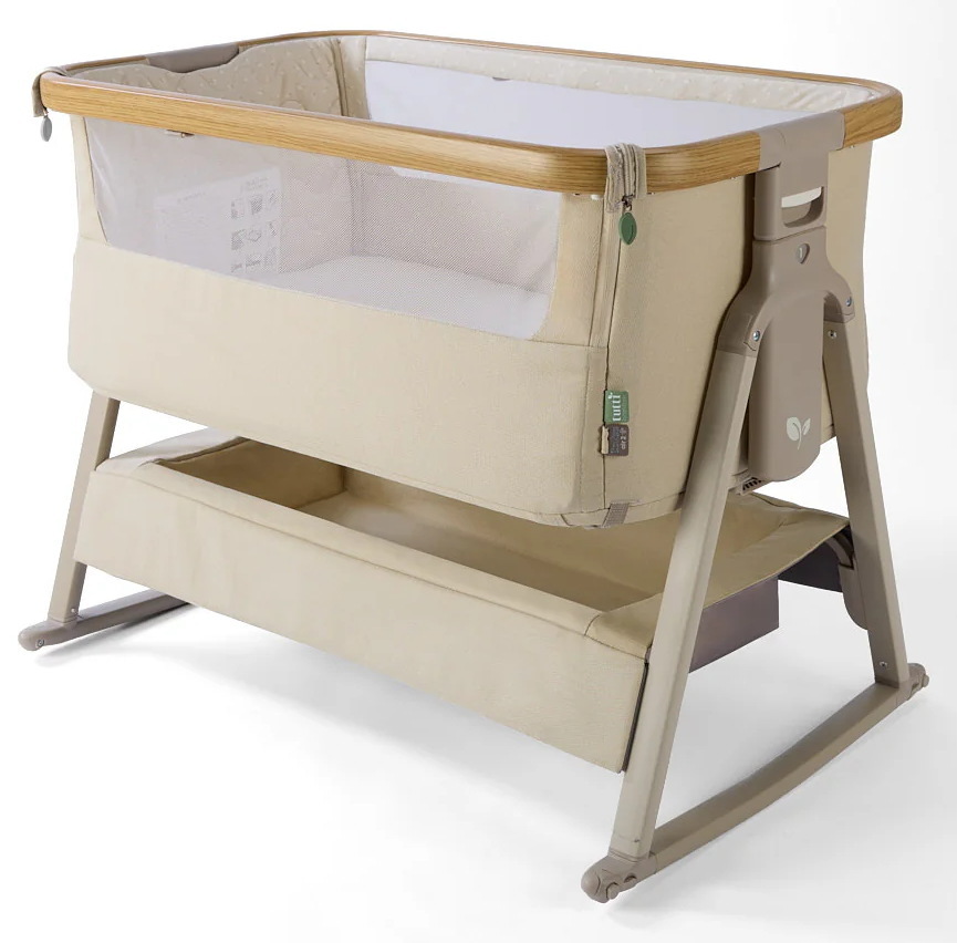Колыбель приставная Tutti Bambini CoZee Air 2 с колесами GTD Дуб/Песок (Toasted Oak/Sand)
