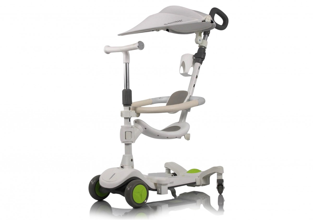 Детский самокат-беговел RiverToys HB-777-A HB-777-A-WHITE/белый