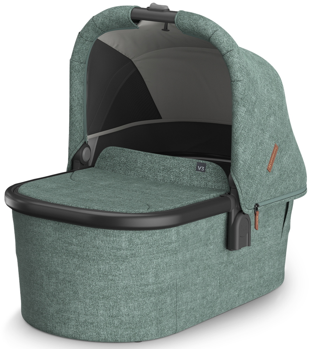 Люлька для коляски UPPAbaby Cruz и Vista V3 Зеленый меланж (Gwen)