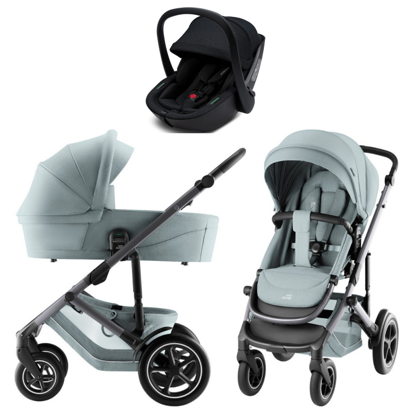 Коляска 3 в 1 Britax Roemer Smile 5Z Style и автокресло Osann Cuddle Carbon Harbor Blue