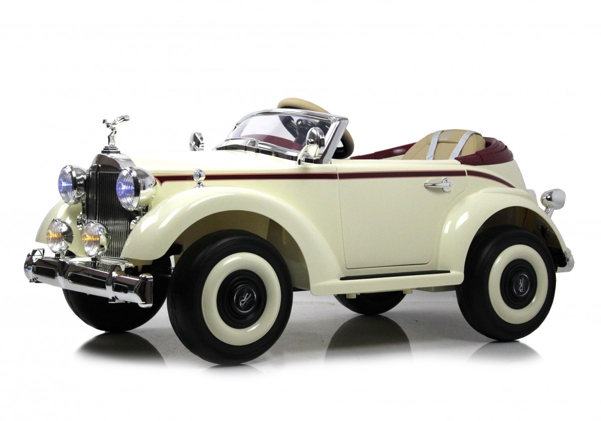 Детский электромобиль RiverToys Rolls-Royce E444EE бежевый