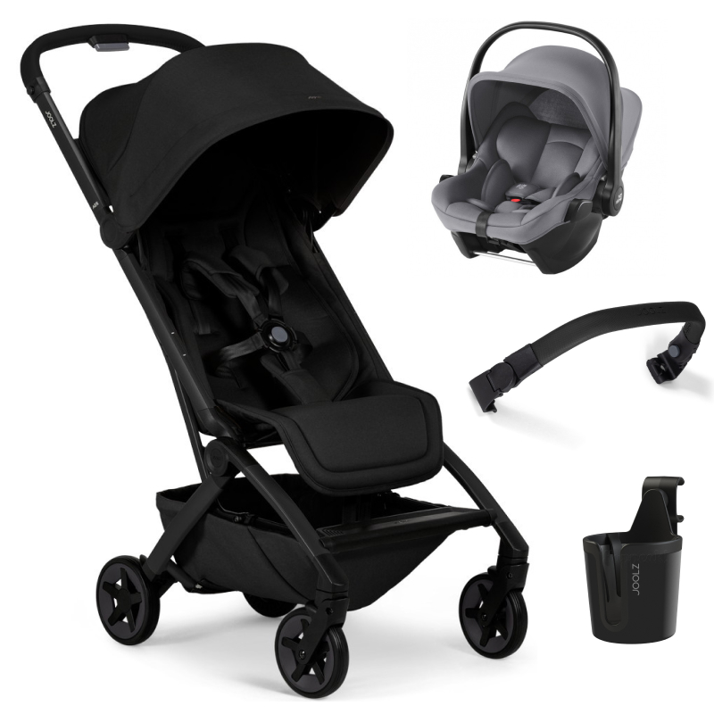 Прогулочная коляска Joolz Aer 2 SE и автокресло Baby-Safe Core Frost Grey Space black
