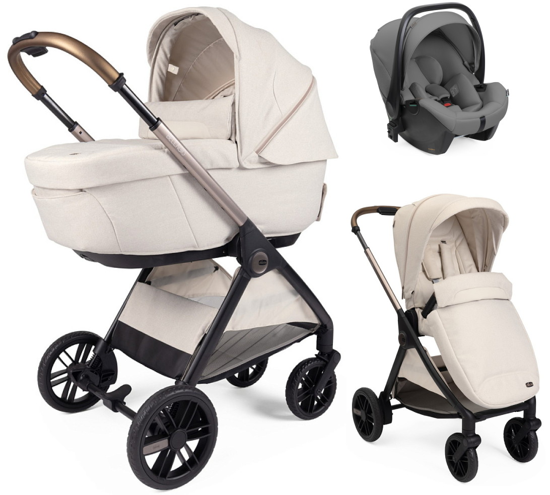 Коляска Chicco Bellagio 3 в 1 с автокреслом Kory Plus Lunar Rock Amber Glow