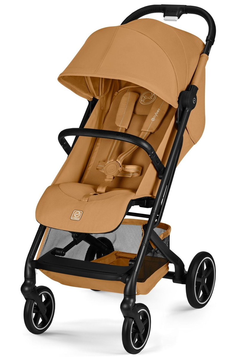 Прогулочная коляска Cybex Beezy 2026 Cinnamon Yellow с дождевиком