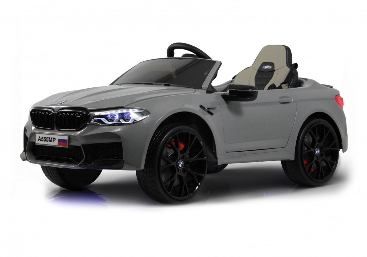 Детский электромобиль RiverToys BMW M5 Competition A555MP GREY/серый