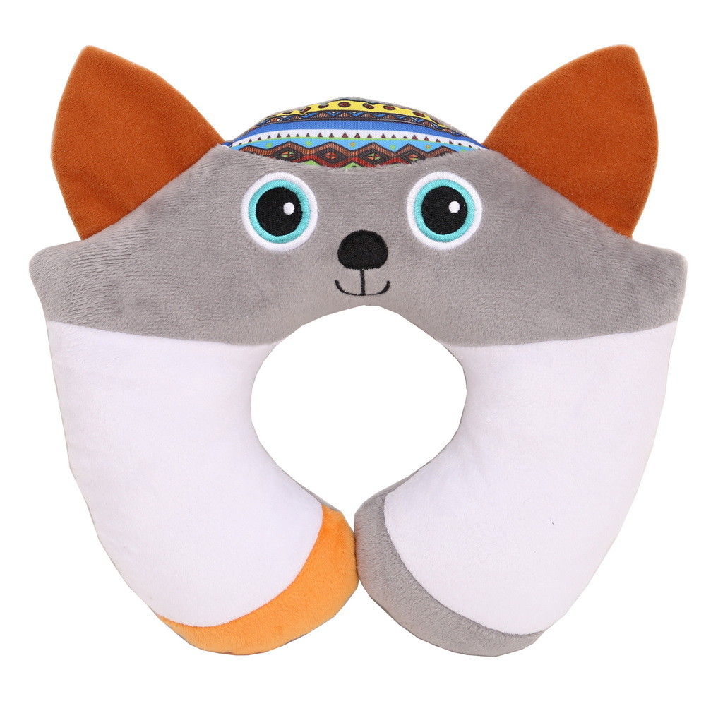 Подушка для путешествий Biba Toys Лесные друзья - Волчонок Кала 829