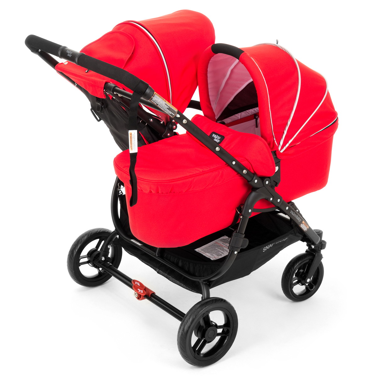 Детская коляска для погодок Valco baby Snap Duo 2 в 1 Fire red