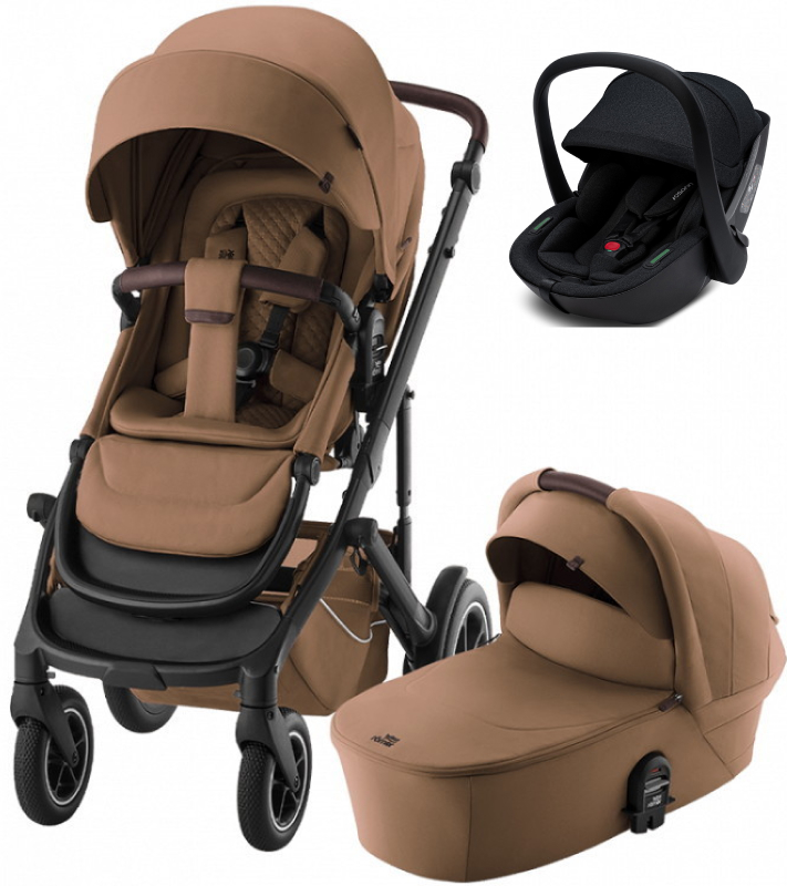 Коляска 3 в 1 Britax Roemer Smile 5Z LUX и автокресло Osann Cuddle Carbon Warm Caramel