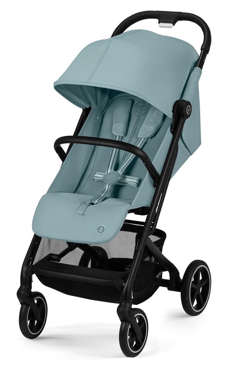 Прогулочная коляска Cybex Beezy 2024 Stormy Blue с дождевиком и бампером