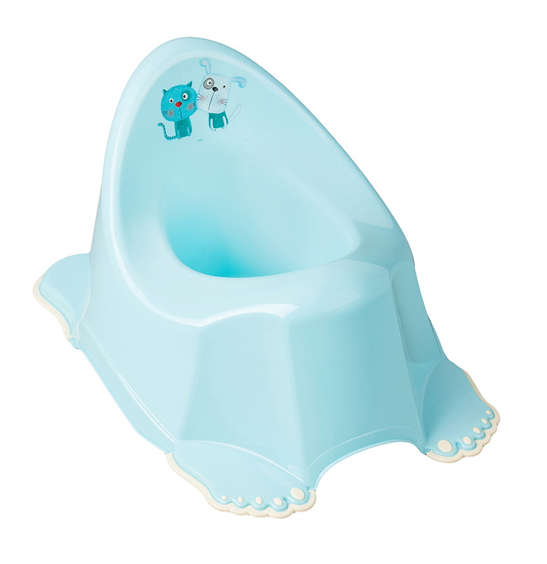 Детский горшок Tega Baby Dog and Cat (Пес и Кот) антискользящий PK-001-101 голубой