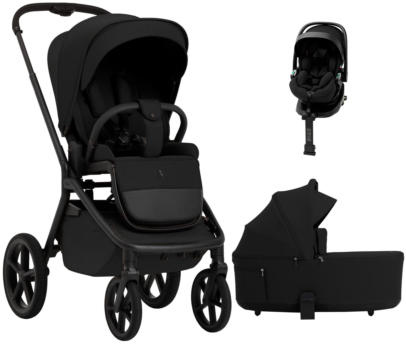 Коляска 3 в 1 Sweet Baby SBL Orso + автокресло Premier Plus Black Black