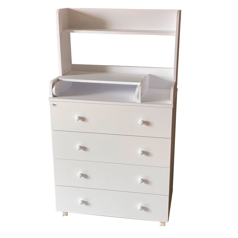 Детский пеленальный комод Oliver Bravo белый