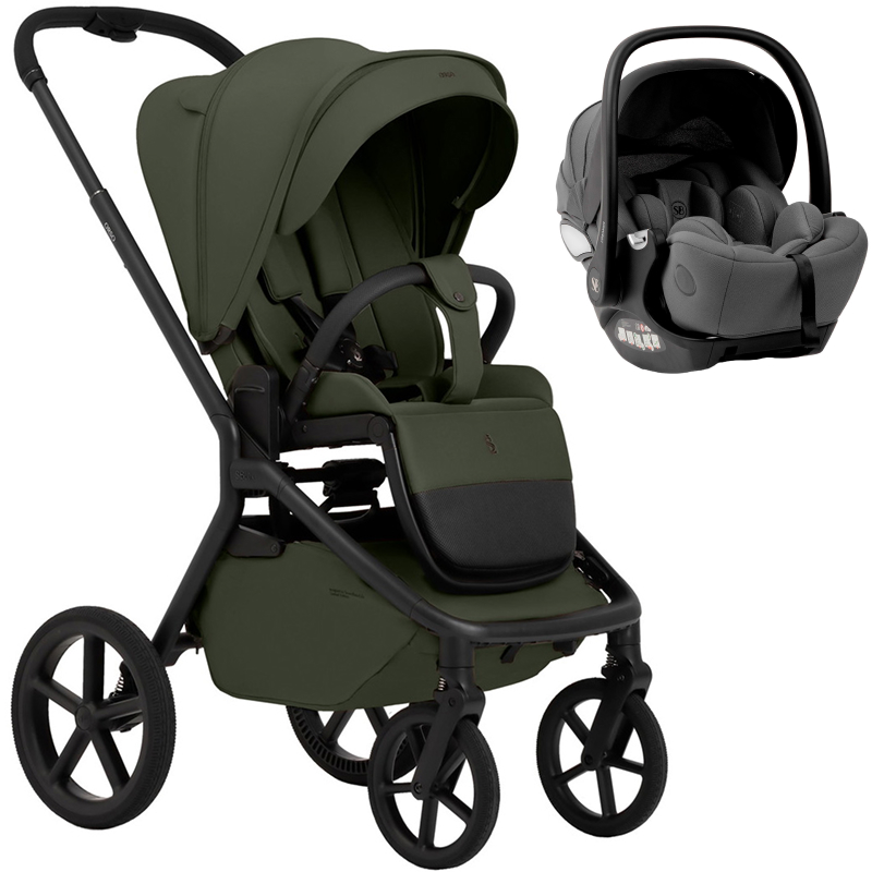 Прогулочная коляска Sweet Baby SBL Orso + автокресло Premier Grey Dark Green