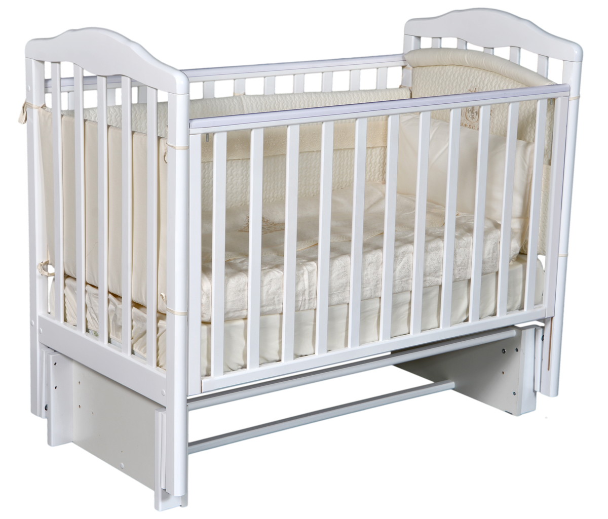Детская кроватка ByTwinz Daniella 2 универсальный маятник белый