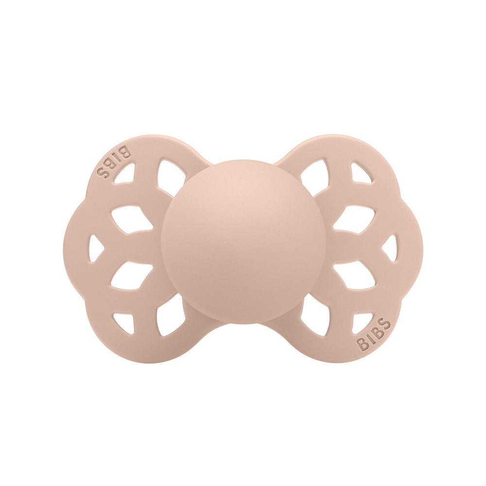 Пустышка силиконовая Bibs Infinity Symmetrical, 0+ 441244 Blush