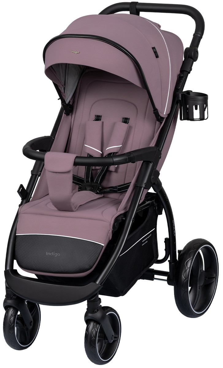 Детская прогулочная коляска Indigo Epica XL Plus 2026 розовый