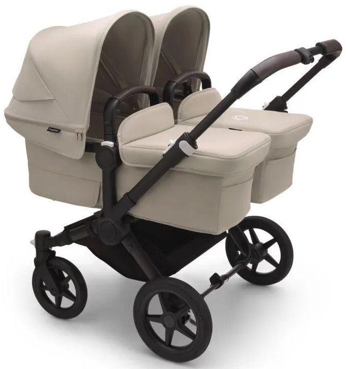 Коляска для двойни Bugaboo Donkey 5 Twin шасси Black Desert Taupe