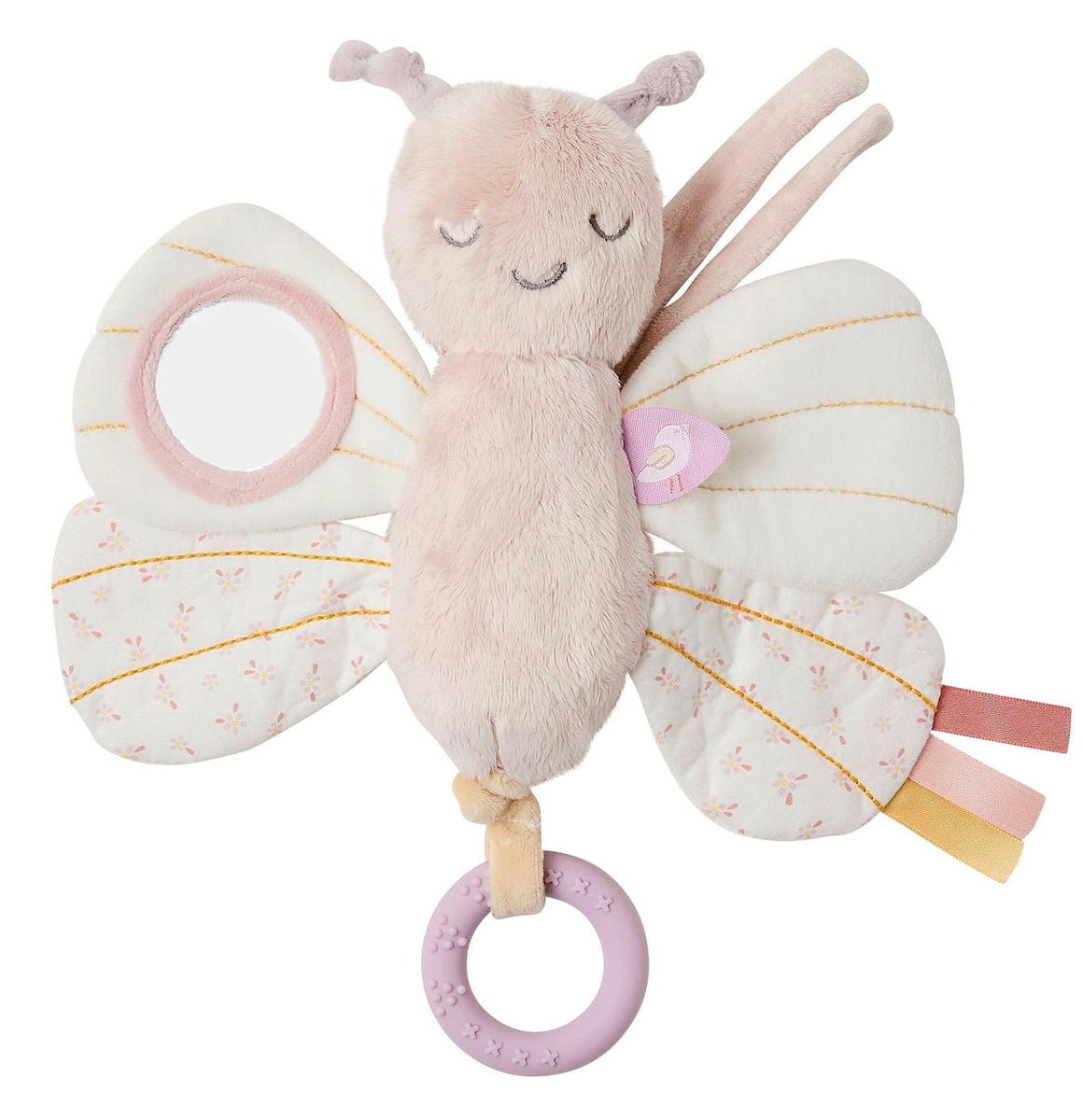 Игрушка мягкая Nattou Soft toy Alice & Pomme Activity Бабочка 485272