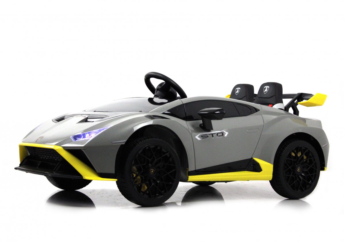 Детский электромобиль RiverToys Lamborghini Huracan STO серый