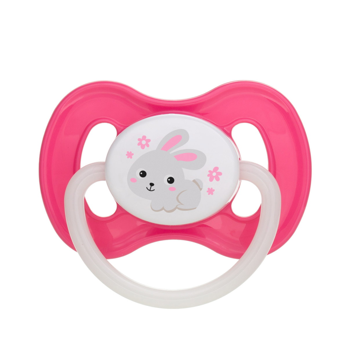 Пустышка латексная Canpol babies Bunny&Company круглая 0-6 мес 23/277 New розовый