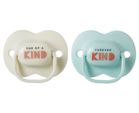 Соска-пустышка силиконовая Tommee Tippee Anytime, 0-6 мес., 2 шт. TT0418-ALB/ALBASTRU бежевый/голубой