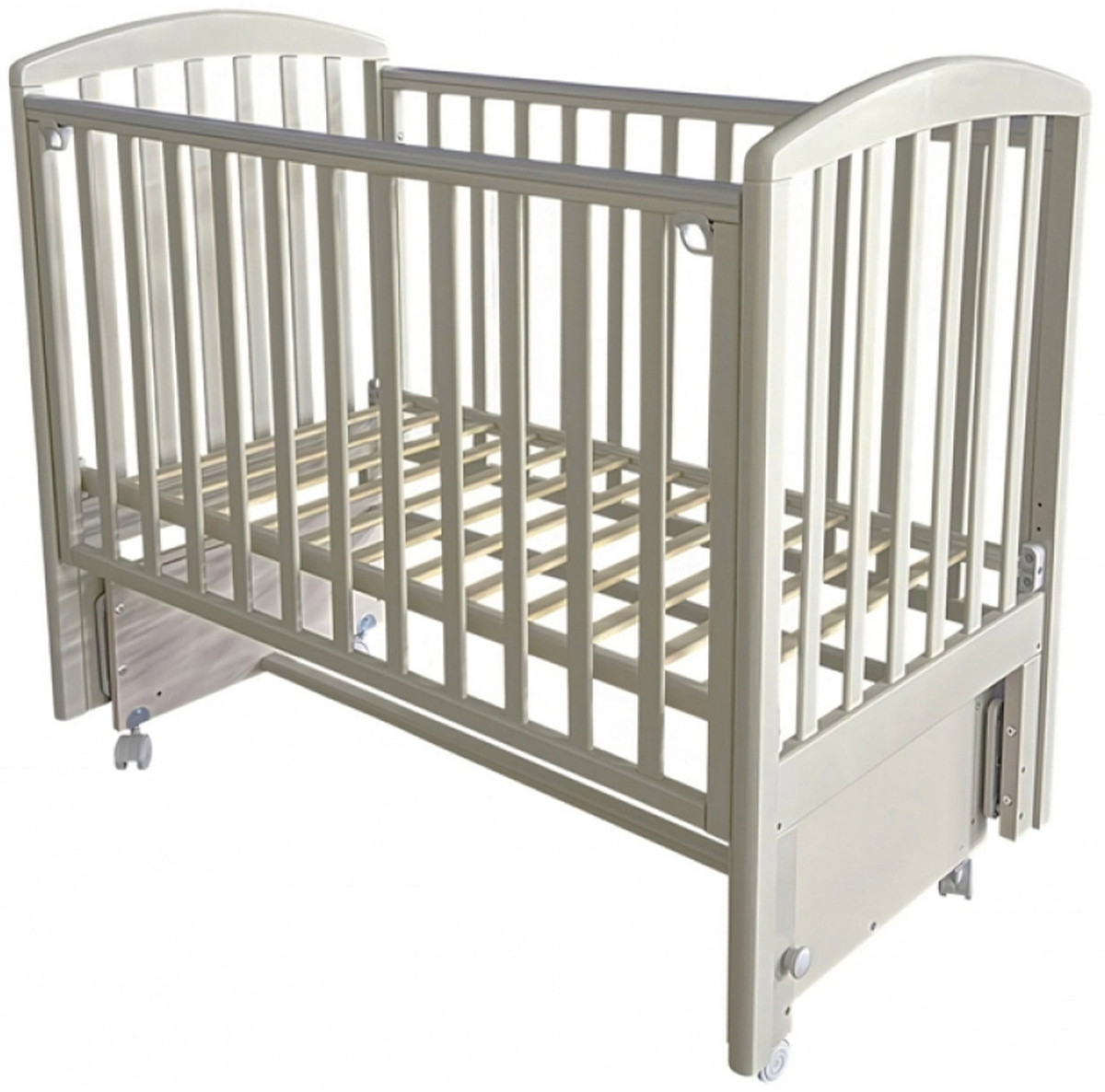 Детская кроватка Антел Alita 1 (универсальный маятник, колеса) кашемир