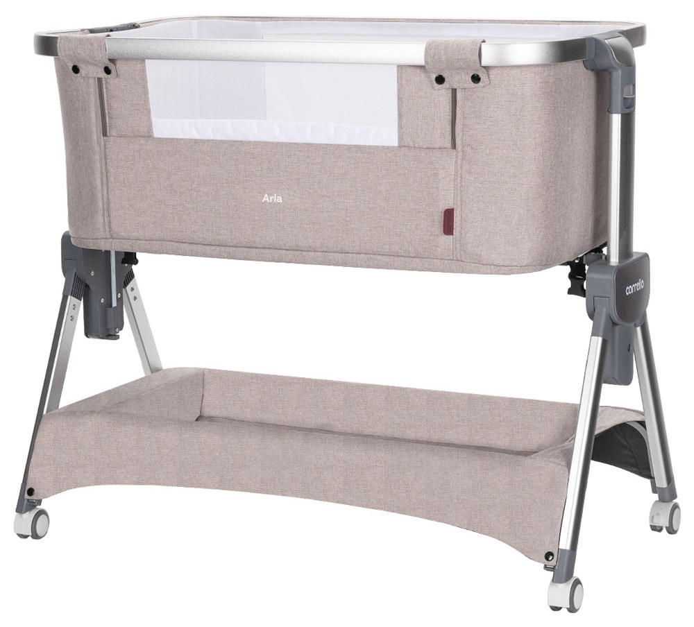 Приставная кроватка Carrello Aria 2 в 1 CRL-16402 Cream Beige