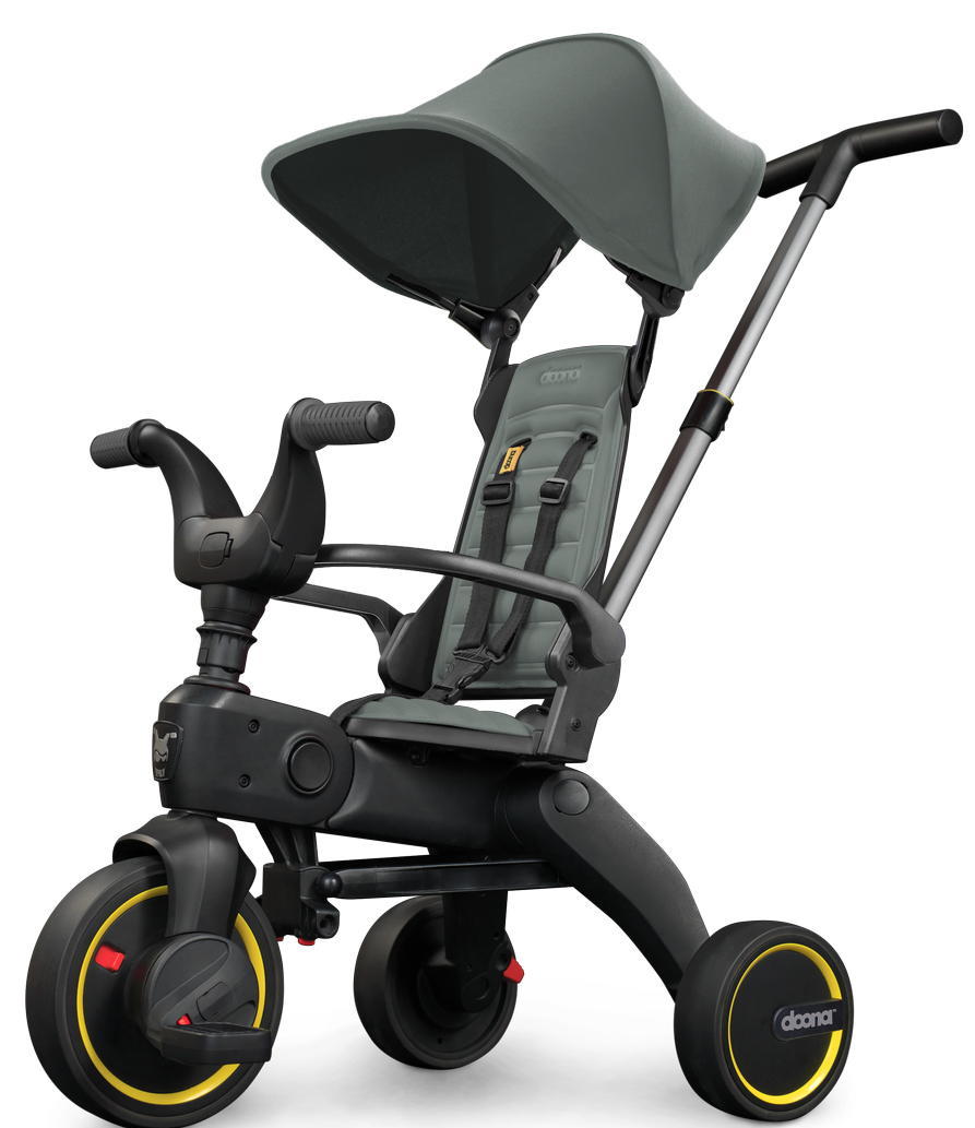 Детский складной трехколесный велосипед Doona Liki Trike S1 Slate Green (Forest Grey)