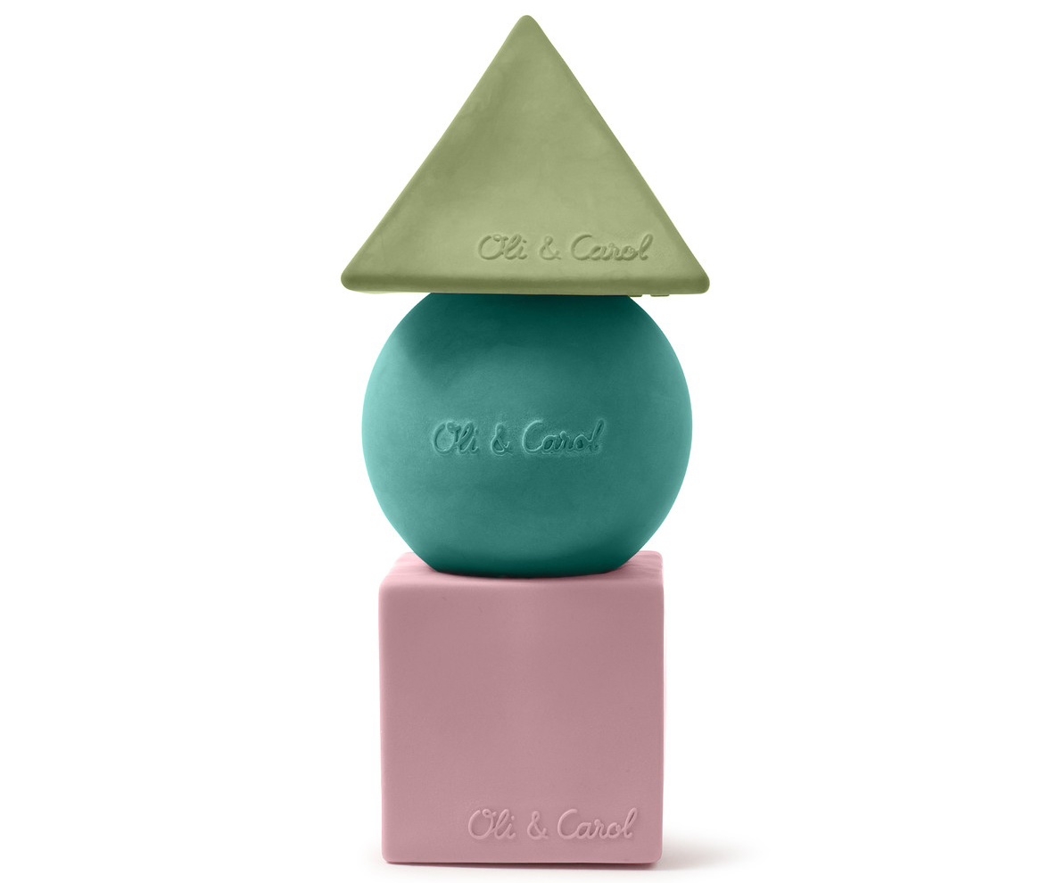 Игрушка-пирамидка Oli&Carol Geometric Figures L-GEOMETRIC-SOFT