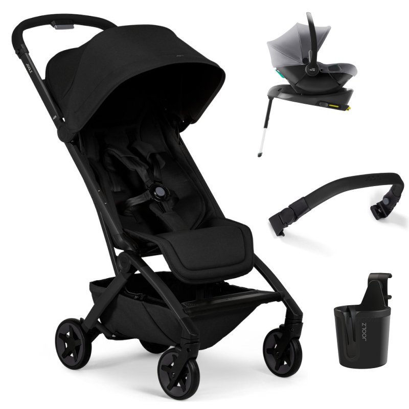 Прогулочная коляска Joolz Aer 2 SE и автокресло Baby-Safe Core Frost Grey и база Baby-Safe Core Space black