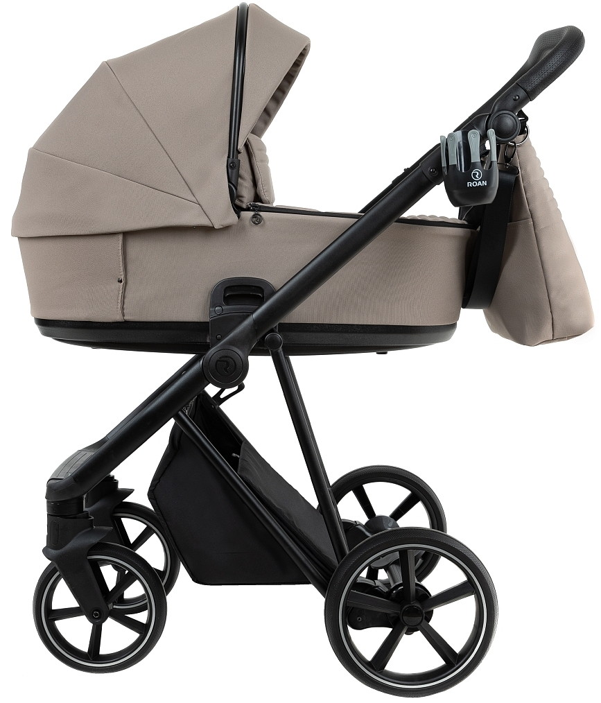 Детская коляска Roan Sol 2.0 2 в 1 SLL/31/T Hazel/Black/руч.Black