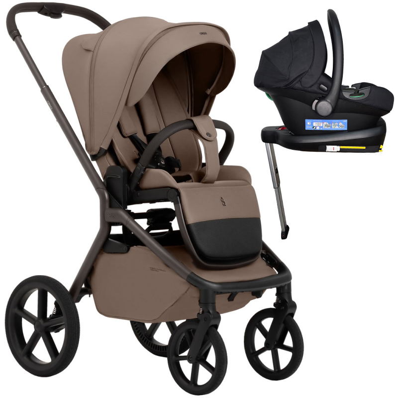 Прогулочная коляска Sweet Baby SBL Orso + автокресло Elegante Plus с базой i-Size ISOFIX DK780 Dark Beige