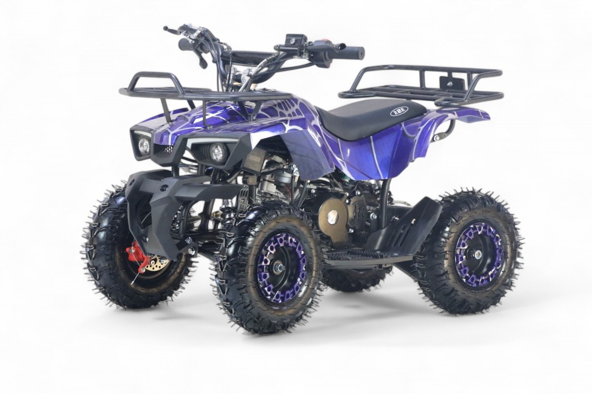 Детский квадроцикл RiverToys TIGER TIGER-BLUE-SPIDER/синий спайдер