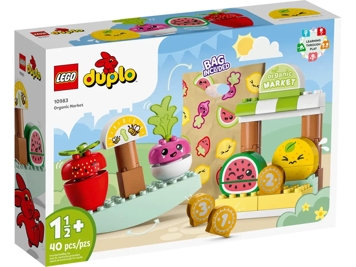 Конструктор LEGO DUPLO My First Organic Market Фермерский рынок (10983)