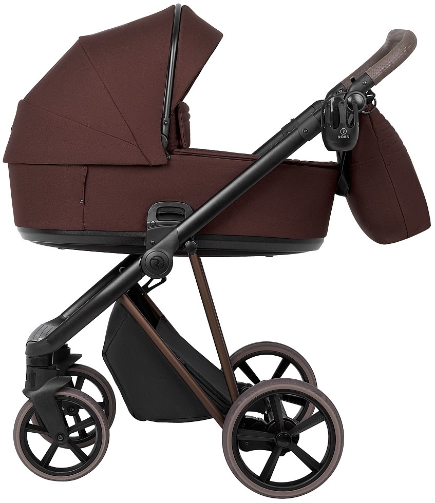 Детская коляска Roan Sol Vintage Luxury 2.0 2 в 1 VIN 07/SF Sweet Fig/Bronze/руч.Capp/к.Capp